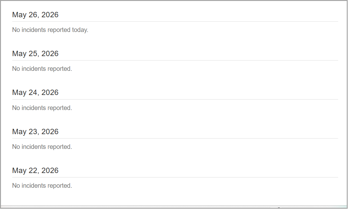 System Metrics: Web Services API and Resale Rewards response time graphs, with Day/Week/Month tabs System Metrics: Web Services API and Resale Rewards response time graphs, with Day/Week/Month tabs